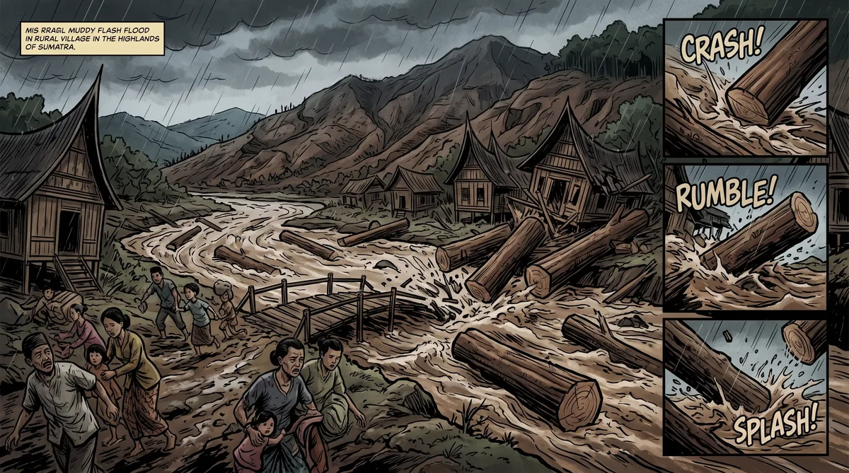 Bangkai Hutan yang Mengambang: Banjir Bandang Sumatra dan Anatomi Ekosida yang Dinormalisasi